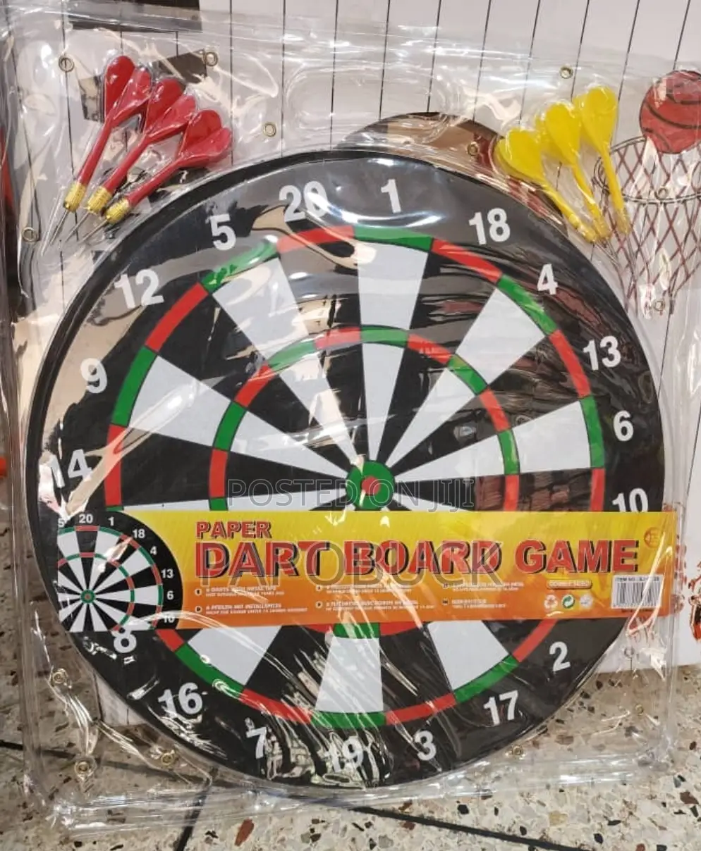 Paper Dart Board Game