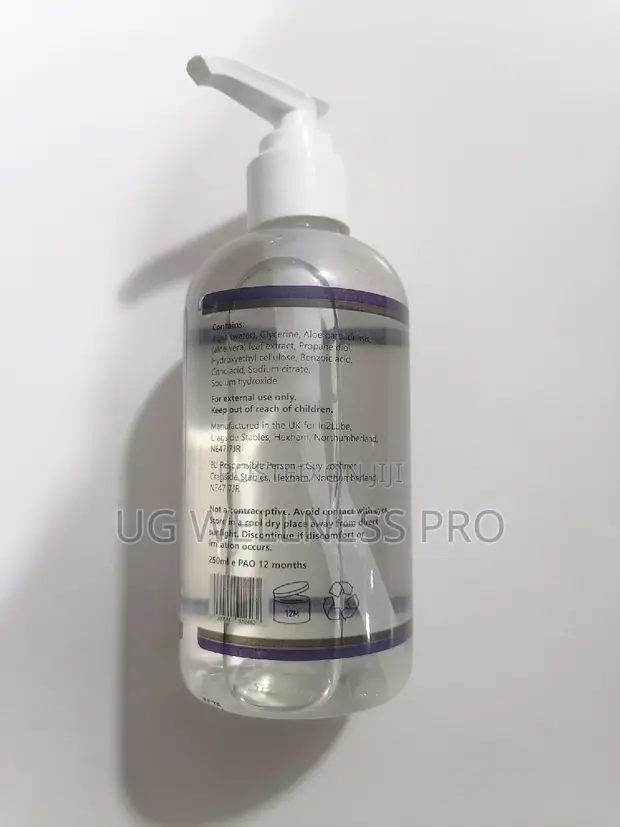 Vegan Friendly Organic Water Based Personal Lubricant UK 250 for sale - Ug  Wellness Pro  Price: USh 100,000 on Jiji.ug [Central Division]