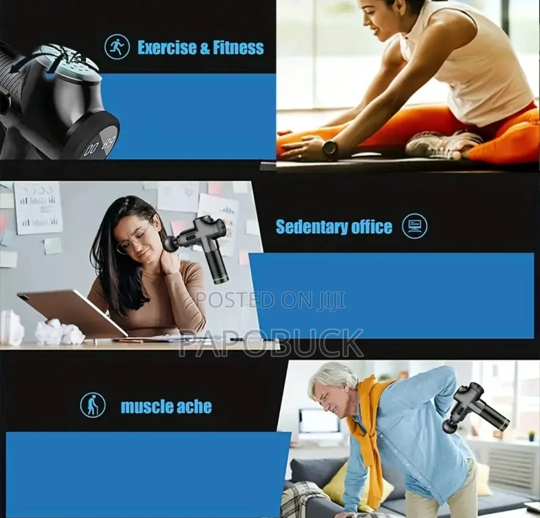 6 Heads Massage Gun