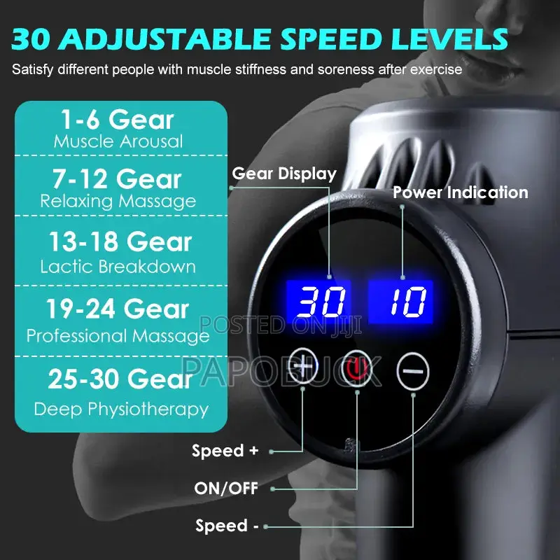 6 Heads Massage Gun