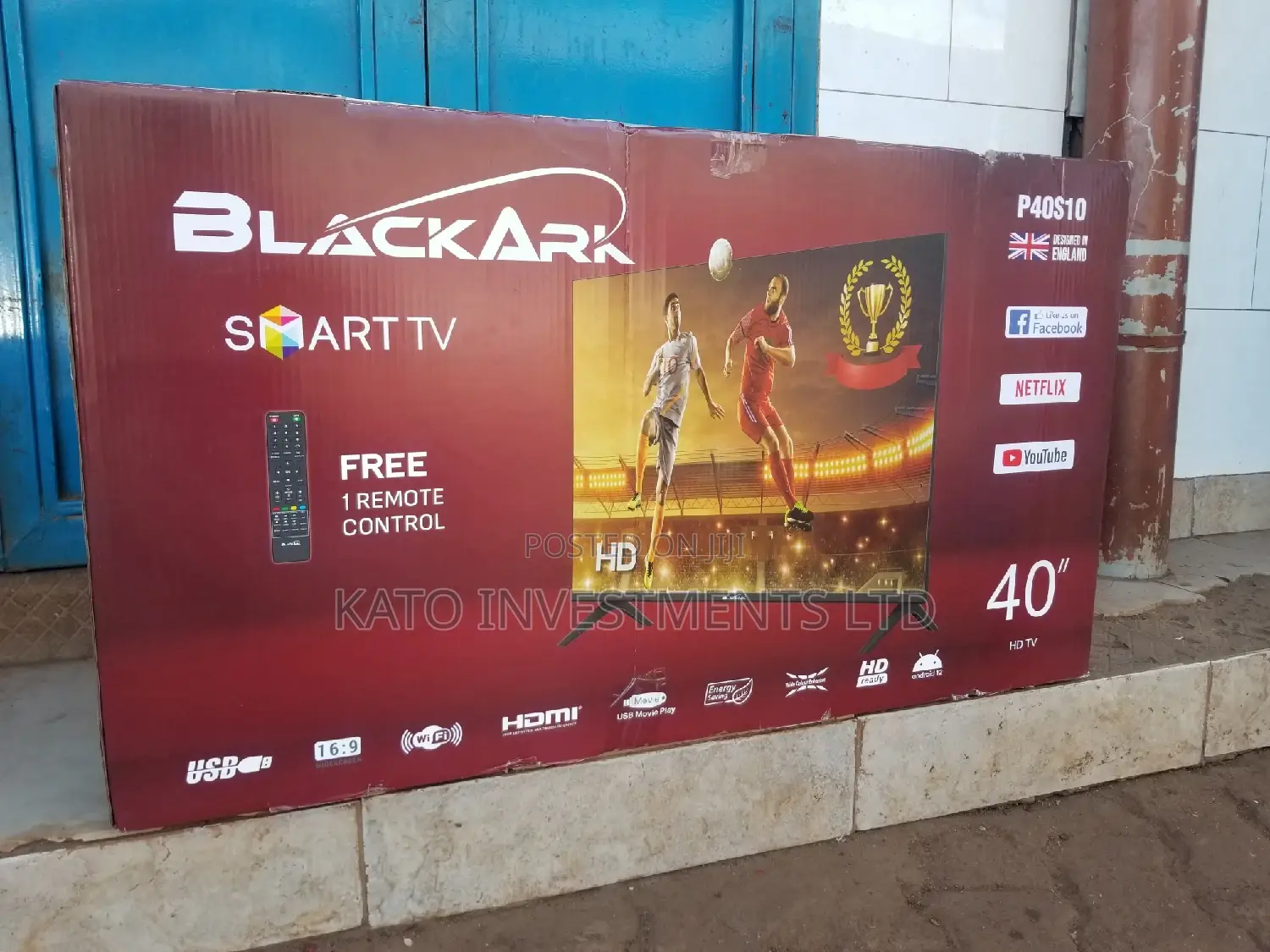 Black Ark Android 12 40inches Tv