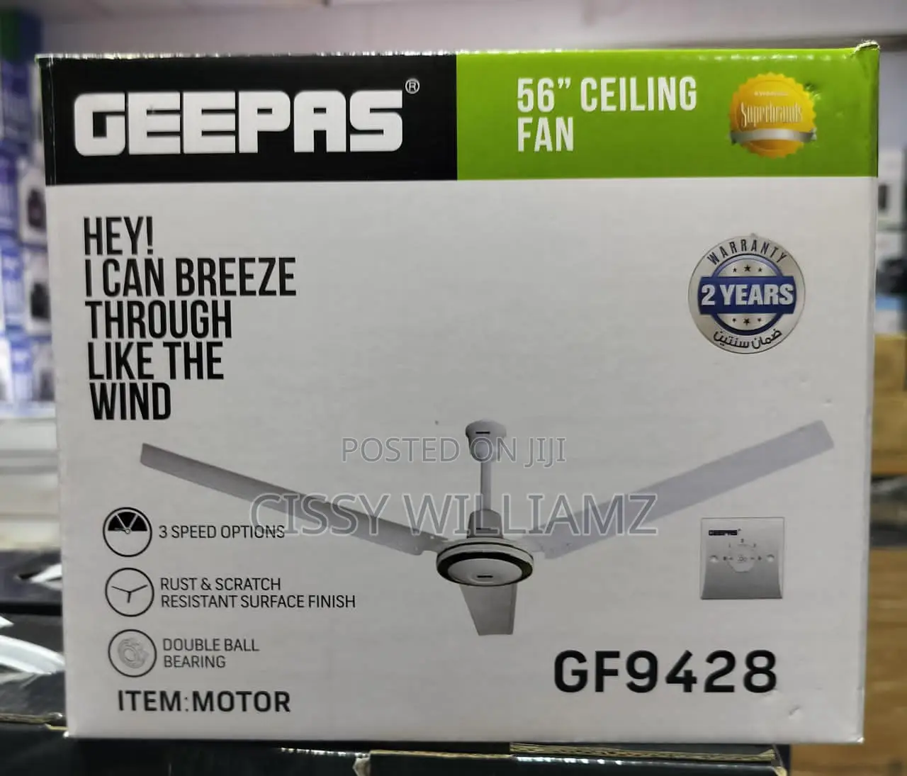 56"Ceiling Fan/Geepas Ceiling Fan/Ceiling Fan/Ceiling Fan