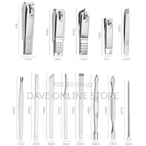26 Piece Nail Clipper Set Splash Resistant Stainless Steel