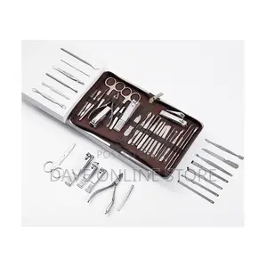 26 Piece Nail Clipper Set Splash Resistant Stainless Steel