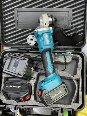Cordless Grinder With Two Batteries