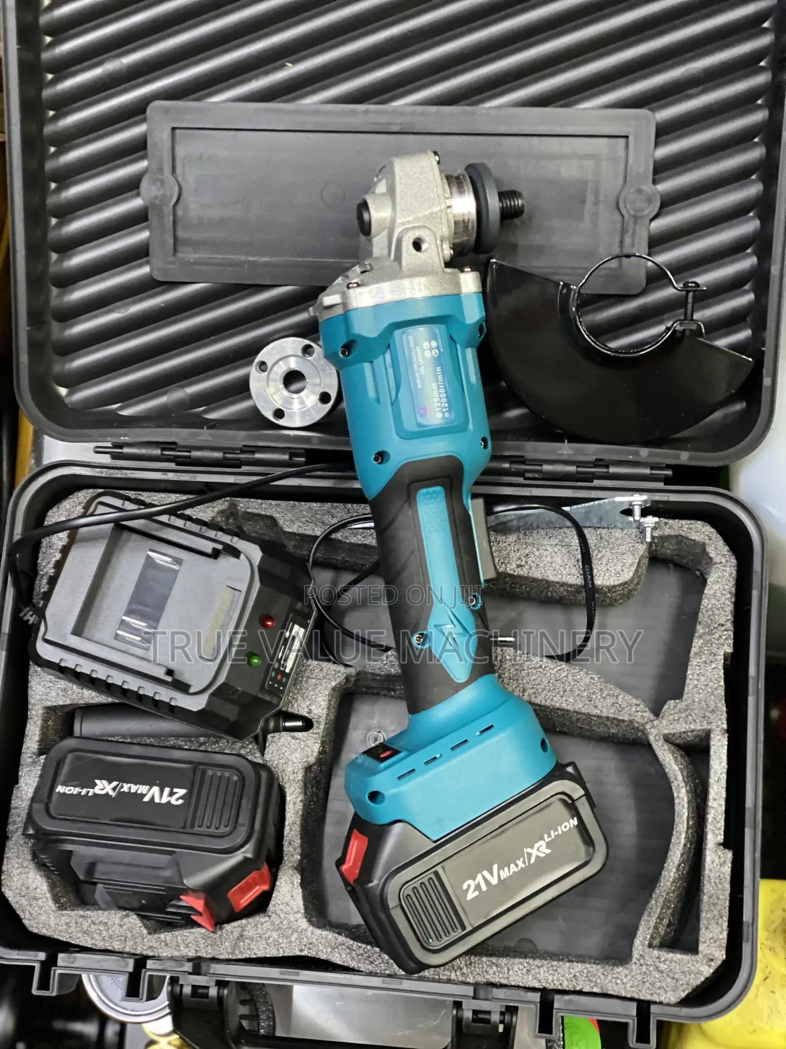 Cordless Grinder With Two Batteries