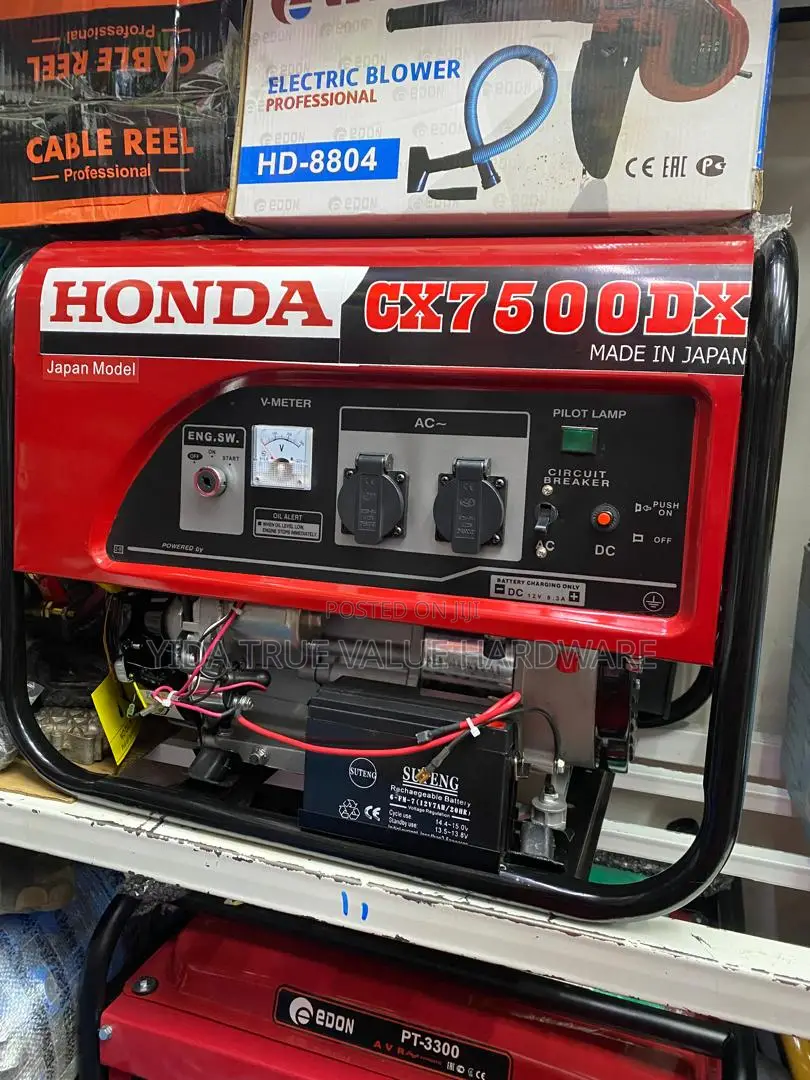 Generator Honda Gx7500dx Japan