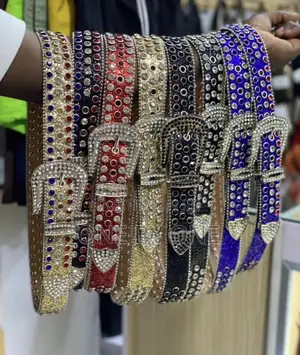 Ice Stone Belts Men's Women's Belts Designer Jeans Belts