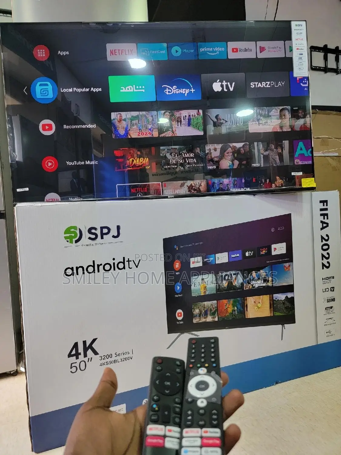 Brand New Android SPJ Tv 50inches