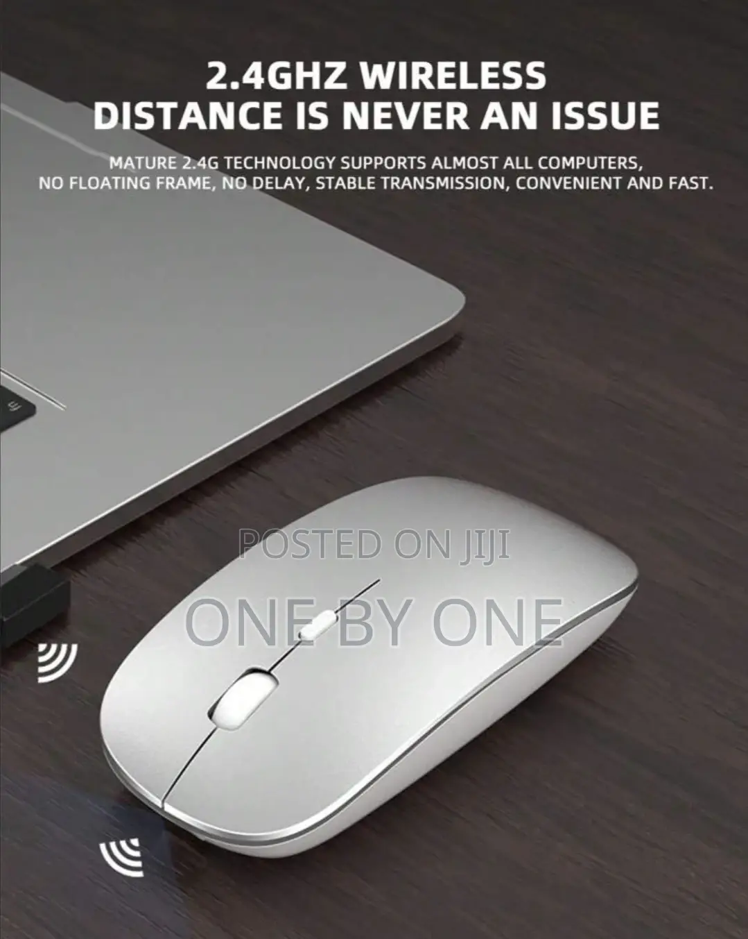 Portable Wireless Mouse for Desktop and Laptop