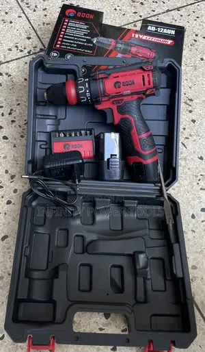 Cordless Drill Edon 12v With 2 Batteries