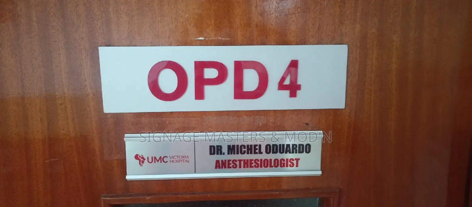 Door Labels and Directions Signs