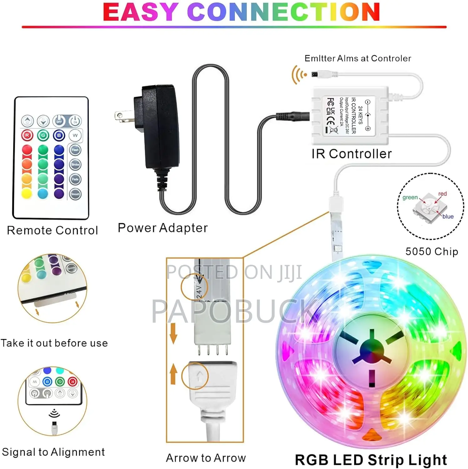 RGB Strip Lighting With Remote Control