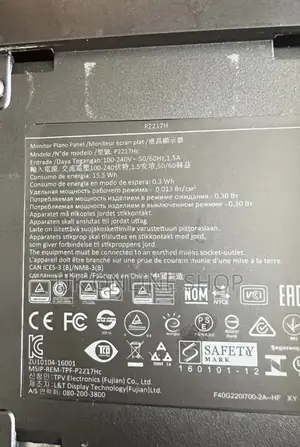 Dell P2217H 22" Widescreen LED LCD 60hz Monitor