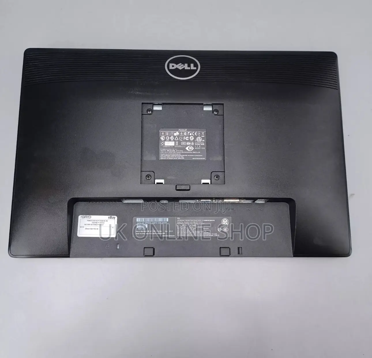 Dell P2213F 22" LCD Monitor VGA Dvi USB DP - Tested