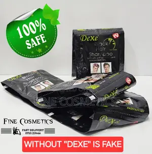 10sackets | Original Dexe Black Hair Shampoo Hair Darkening.