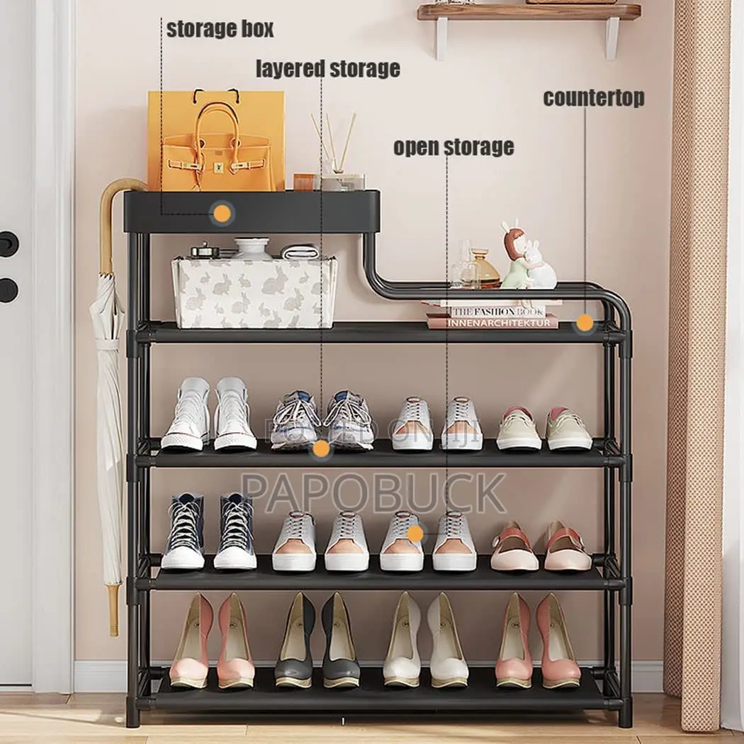 Multifunctional Portable Shoe Rack