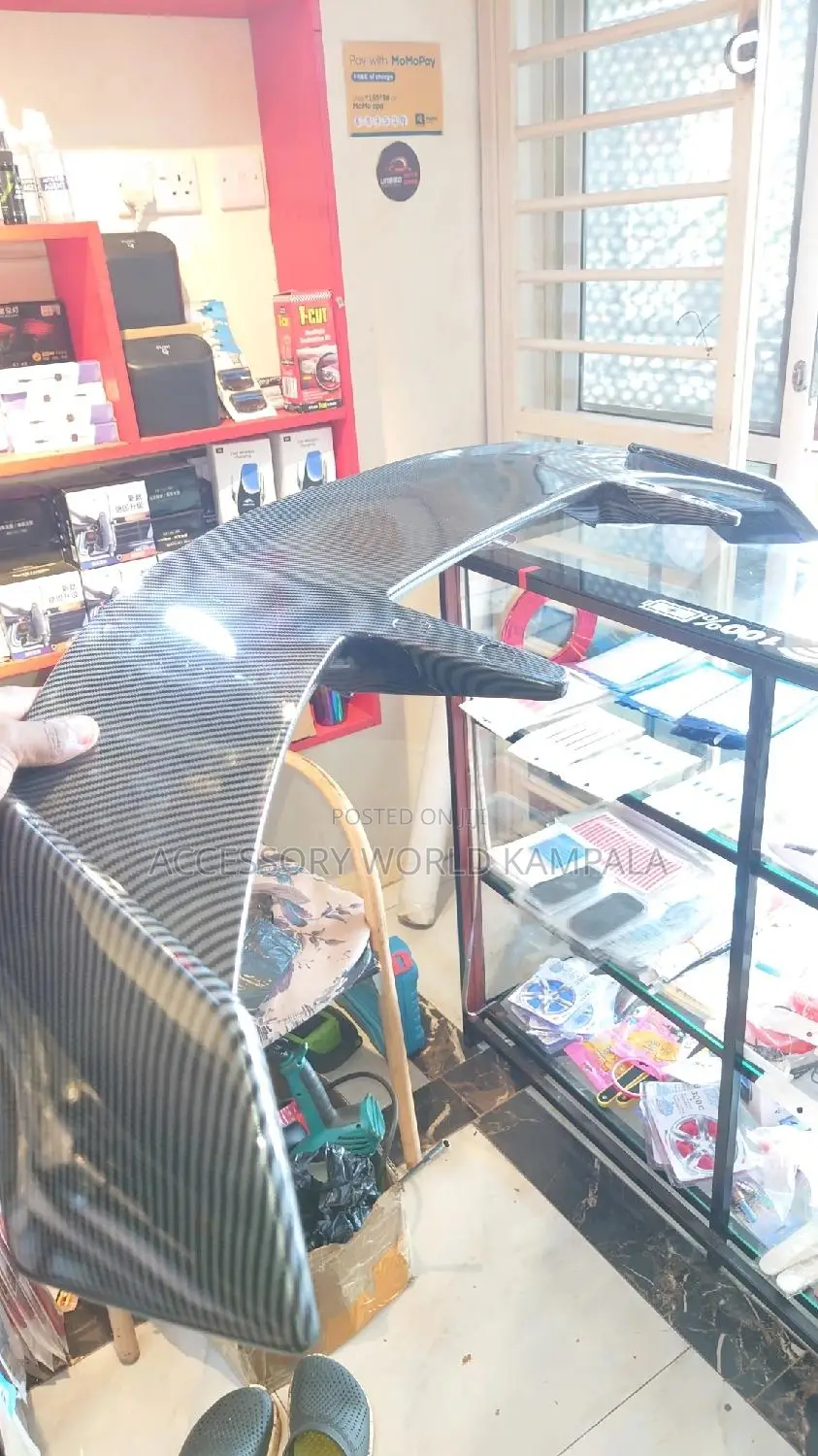 Universal Hatchback Car Roof Spoiler Carbon Fiber