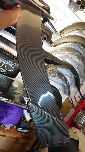 Universal Hatchback Car Roof Spoiler Carbon Fiber