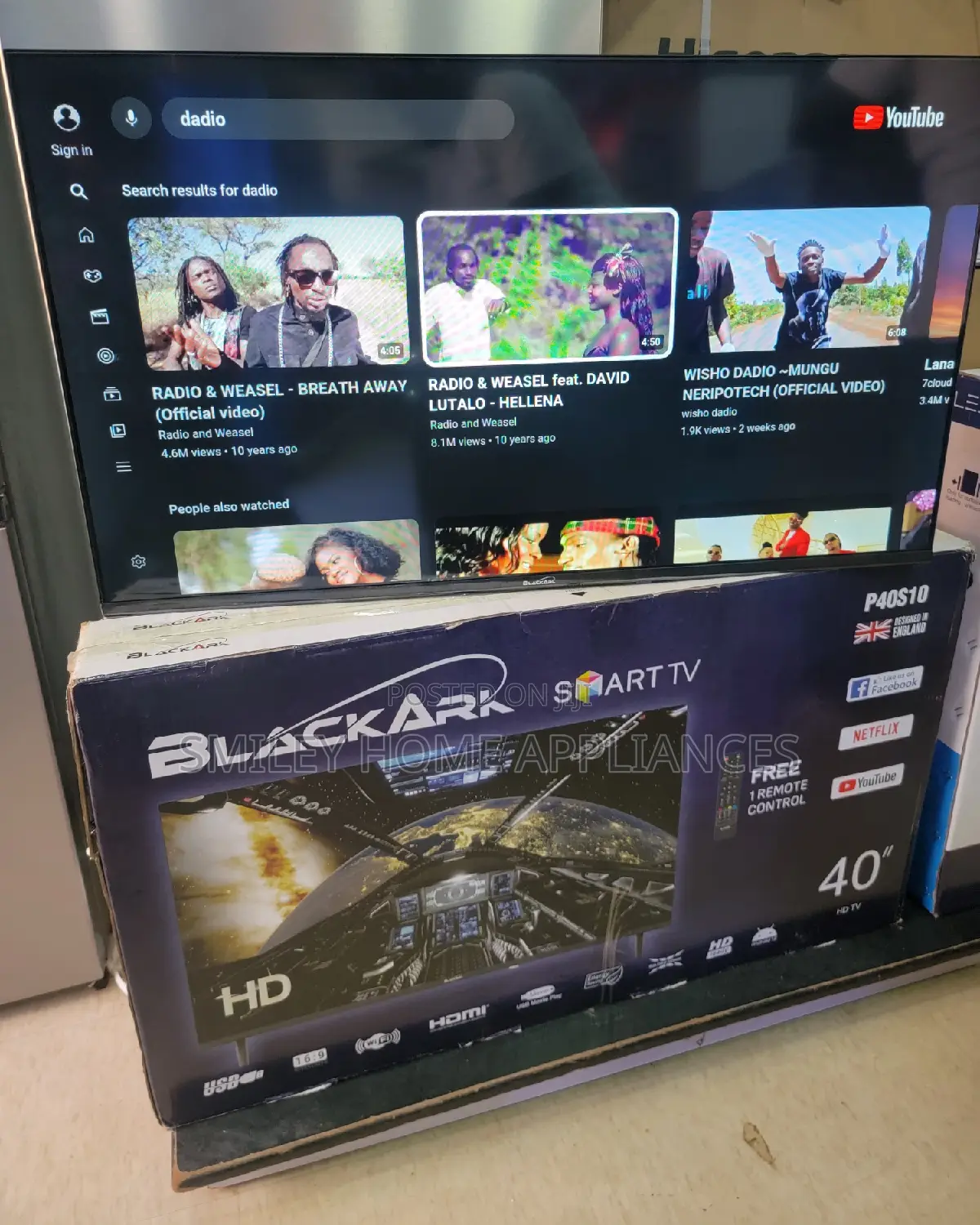 New Arrival 40inches Smart Tv Black Ark