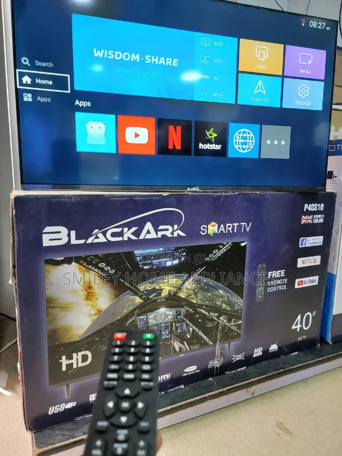 New Arrival 40inches Smart Tv Black Ark