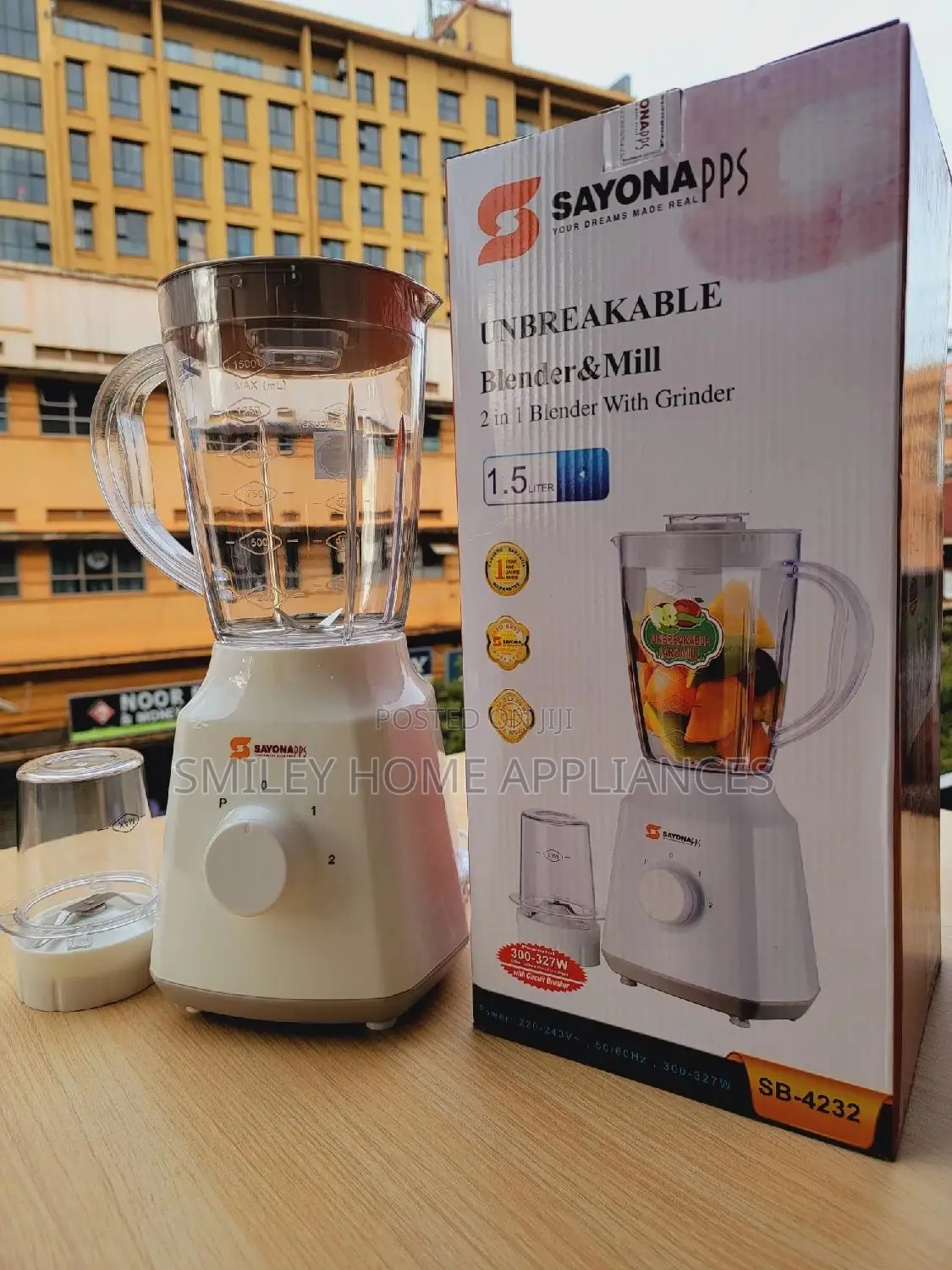 Unbreakable Sayona Blender 2 in 1