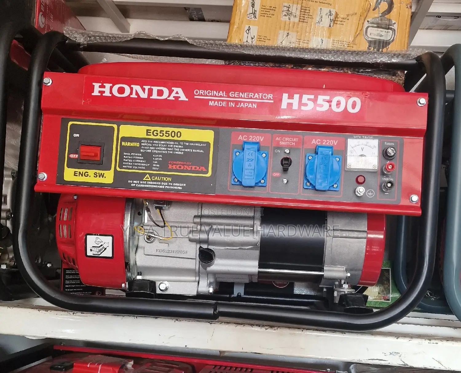 Honda Generator H5500 ,220v