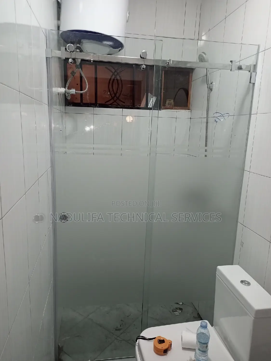 Sliding Frameless Glass Bathroom Doors