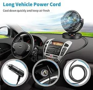 Single 12v Car Dashboard Fan
