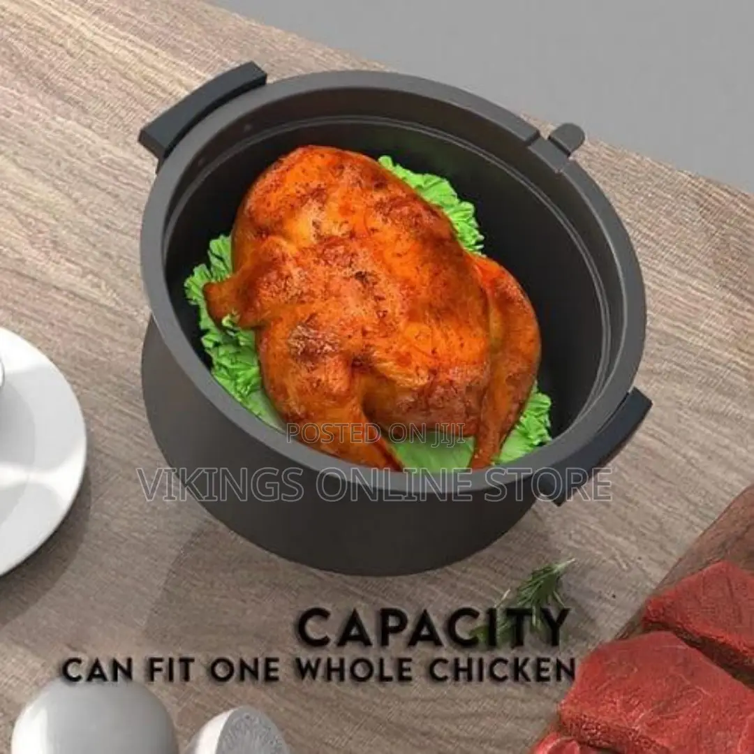 Silver Crest 10L Large Capacity Air Fryer Grill- Black