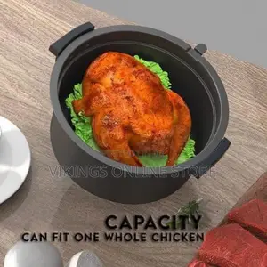 Silver Crest 10L Large Capacity Air Fryer Grill- Black