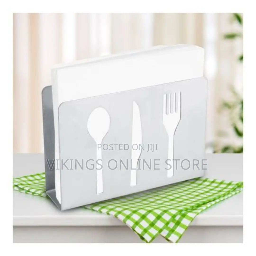 Serviettes Holder - Silver