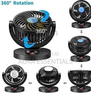 Single 12v Car Dashboard Fan