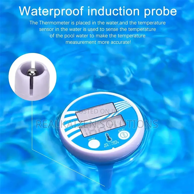 Digital Solar Powered Outdoor Floating Pool |SPA Thermometer