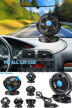 The New Single 12v Car Dashboard Fan