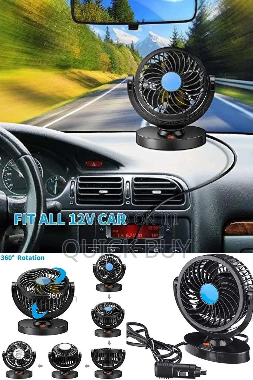 The New Single 12v Car Dashboard Fan