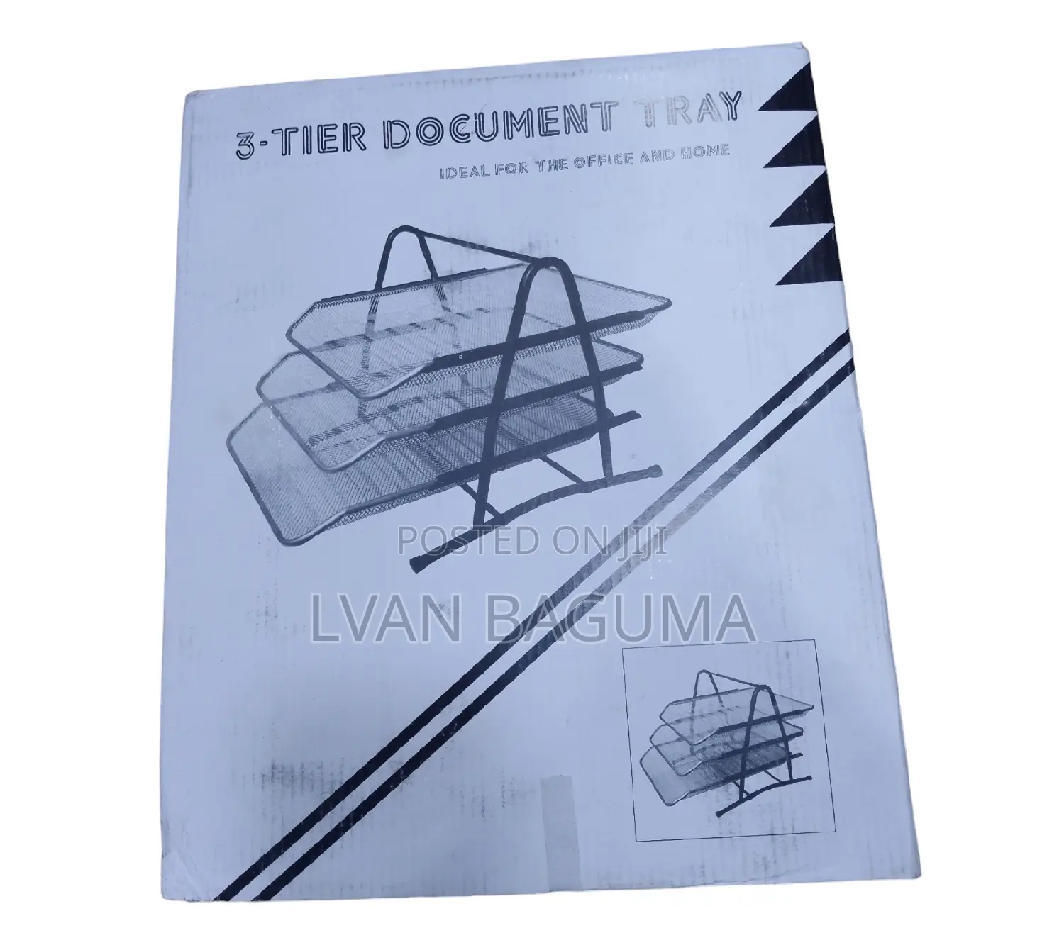 3 Tier Fibre Color Document Basket Tray / Rack