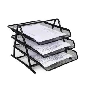 3 Tier Fibre Color Document Basket Tray / Rack