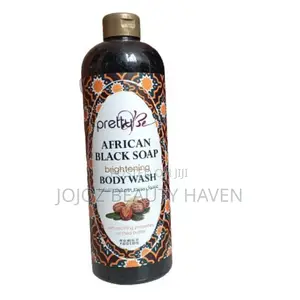 African Brightening Black Soap Body Wash