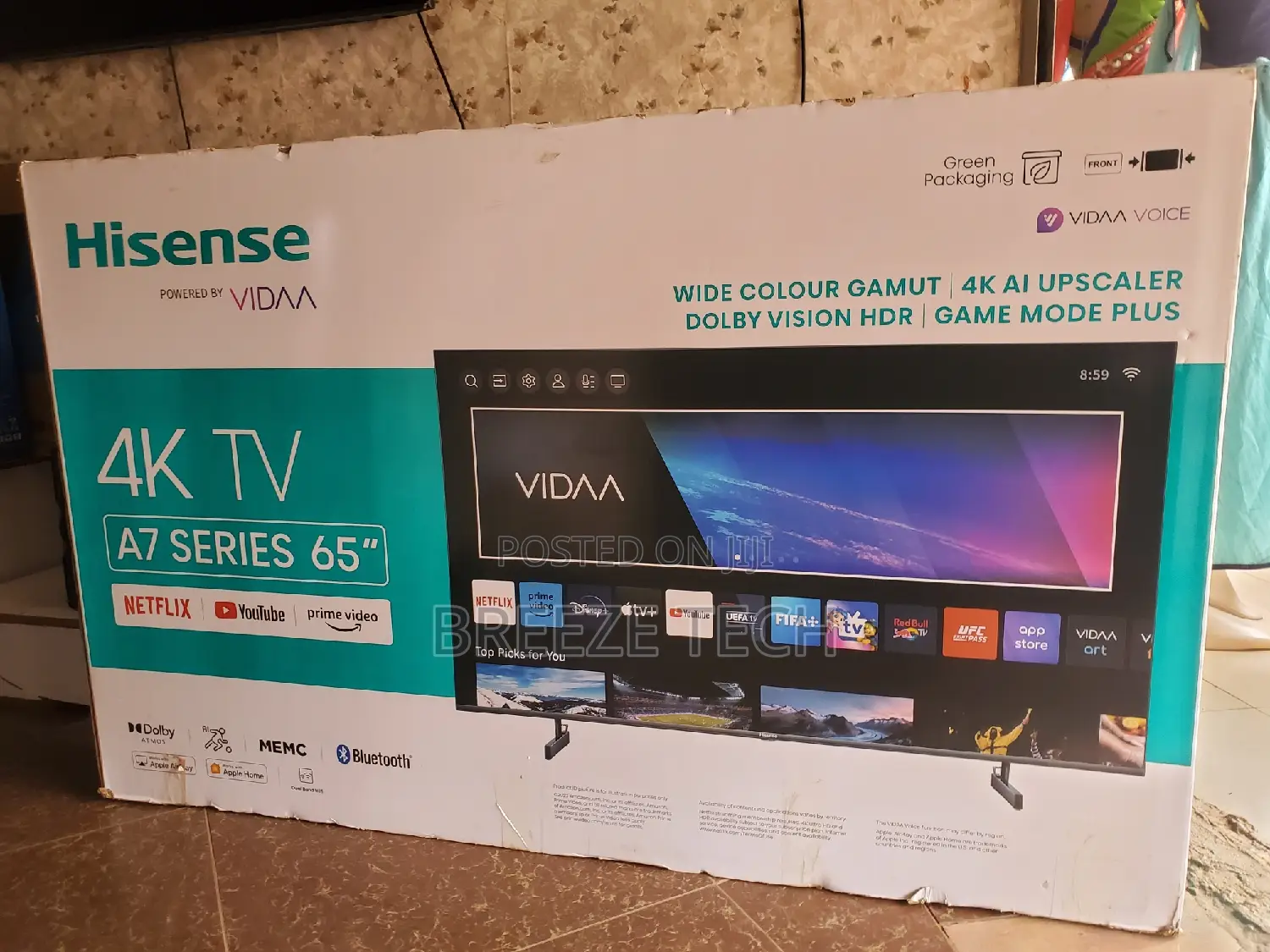  Uhd 65"Inch Hisense