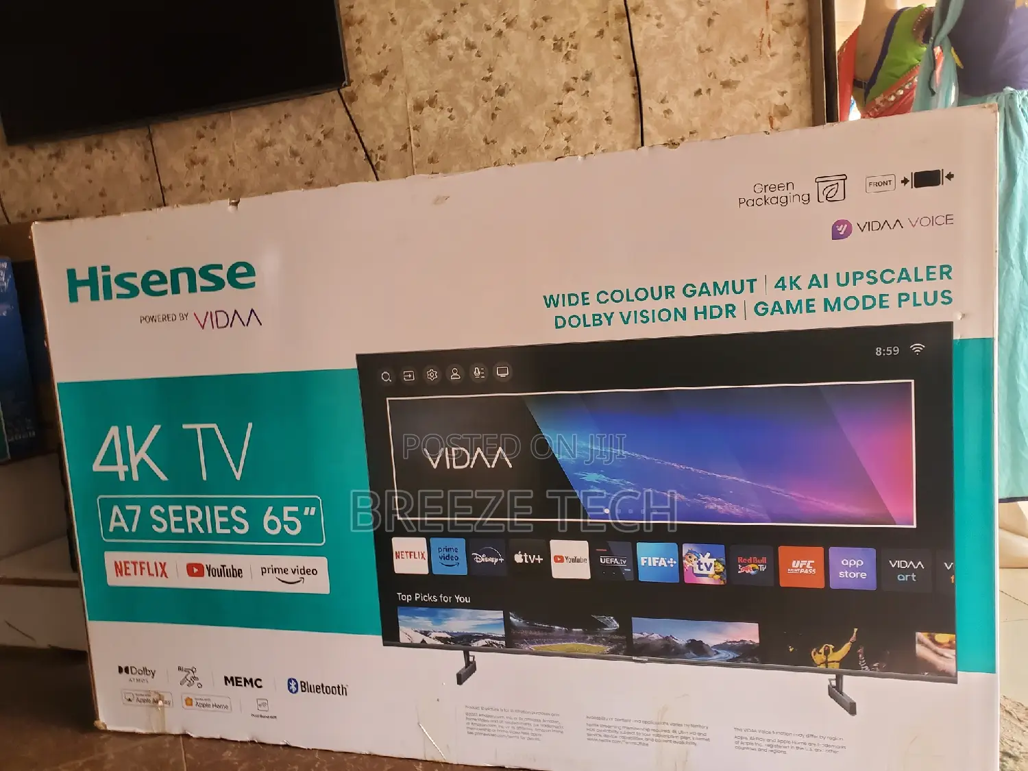  Uhd 65"Inch Hisense