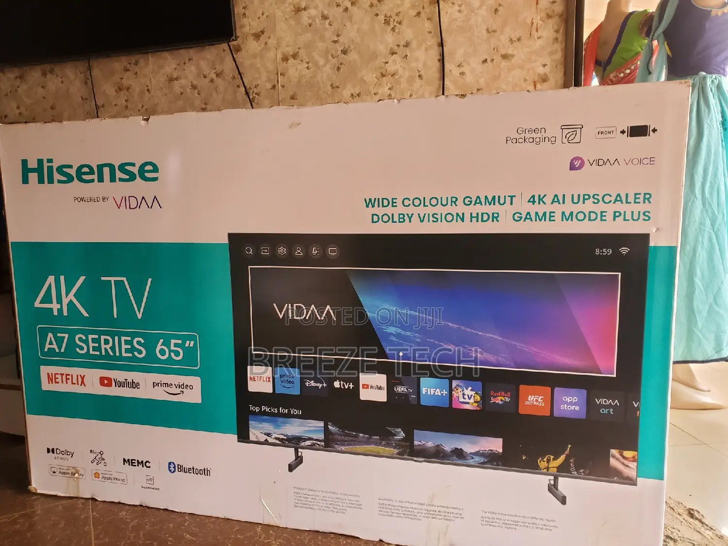  Uhd 65"Inch Hisense
