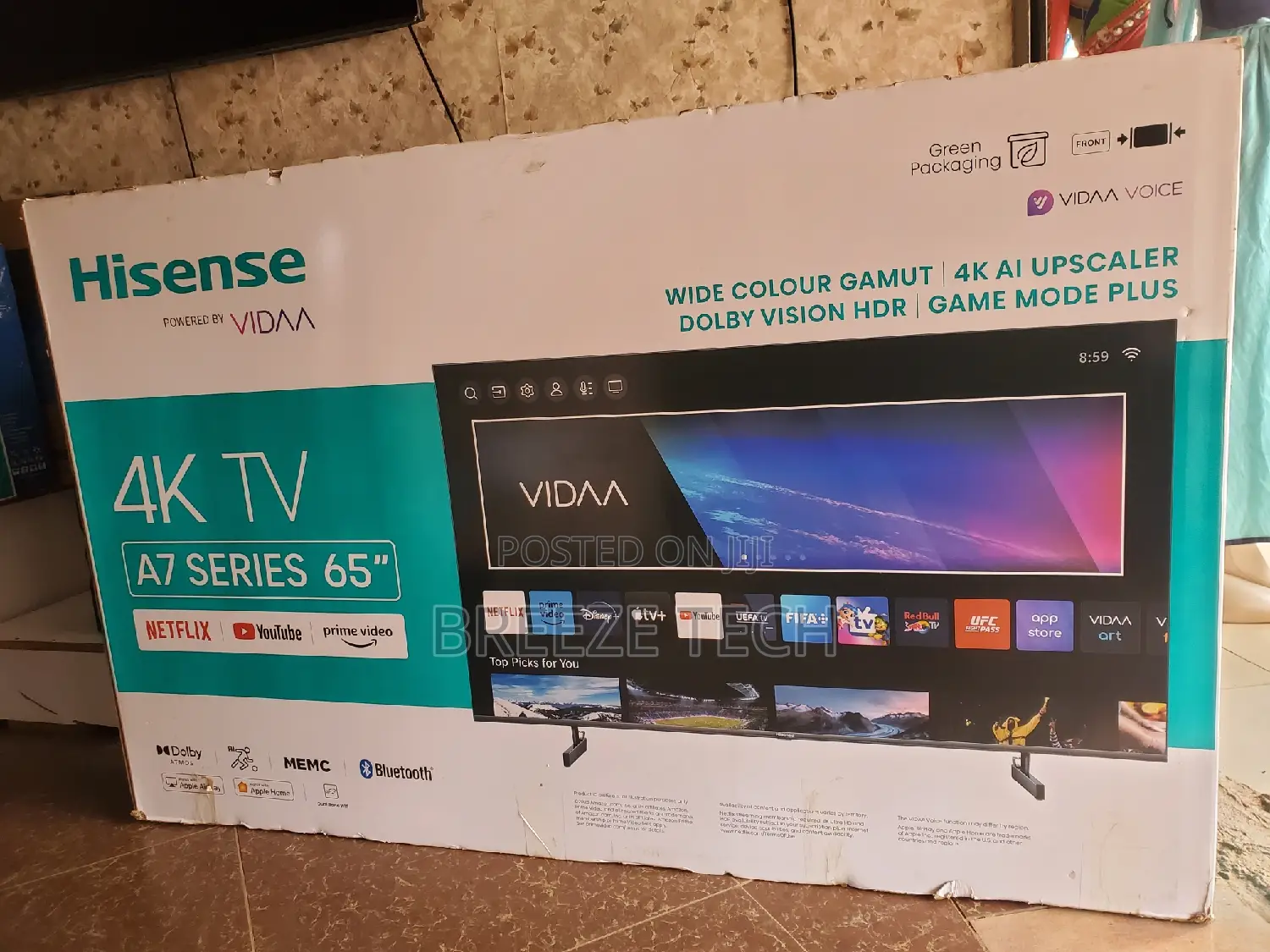 It's Hisense Tv 65" Inch Smart