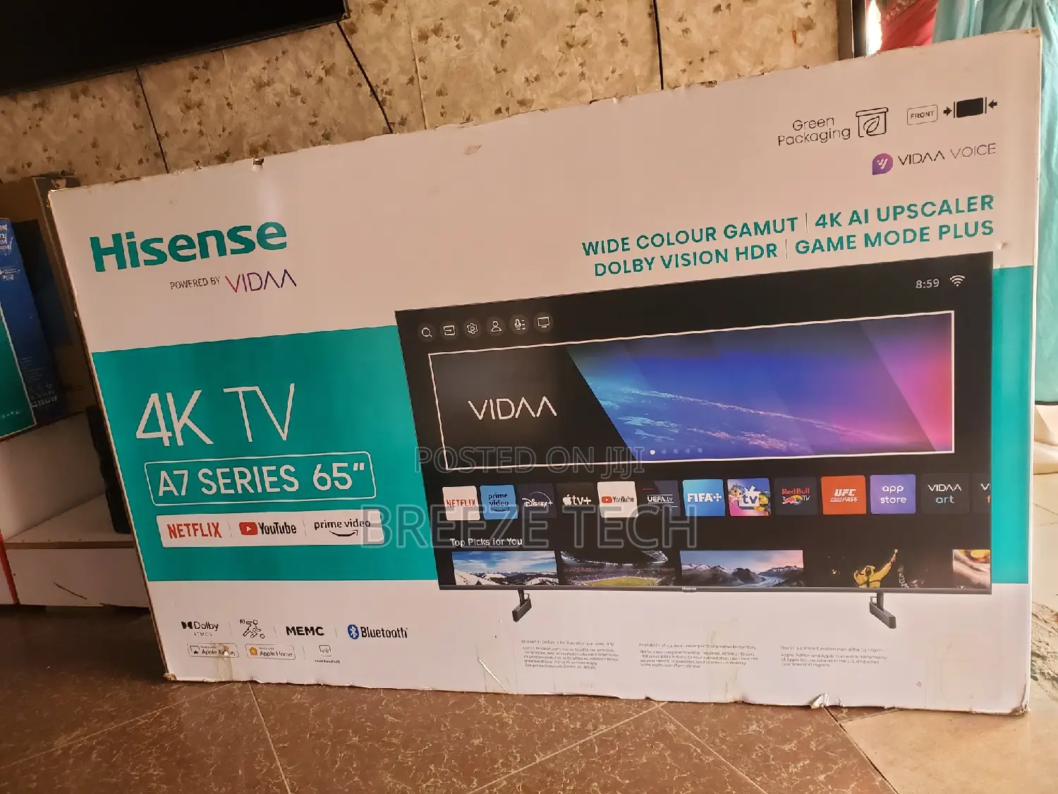 Boxed Hisense Smart 65"Inch