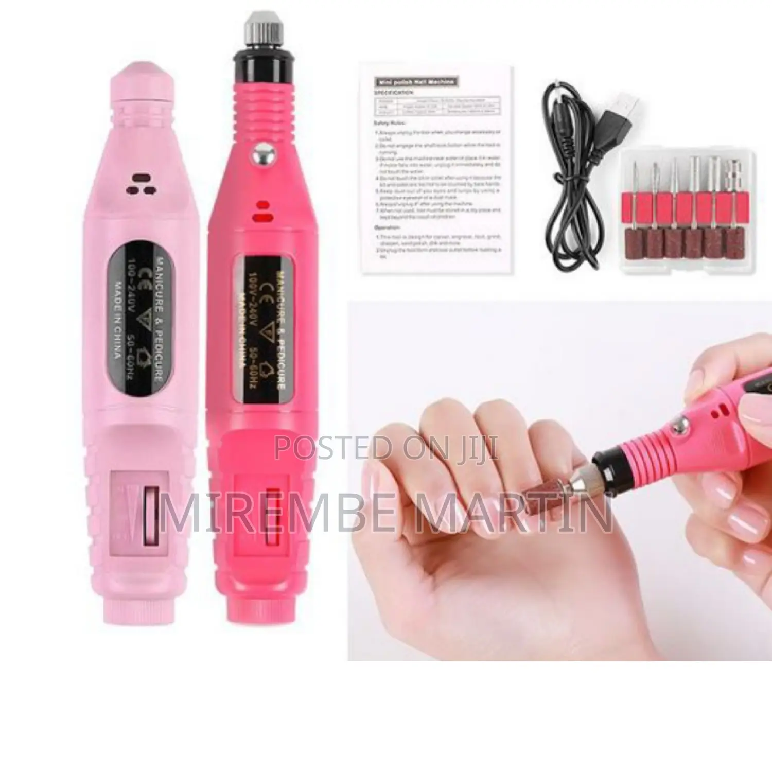 Professional USB Electric Nail Drill Machine.