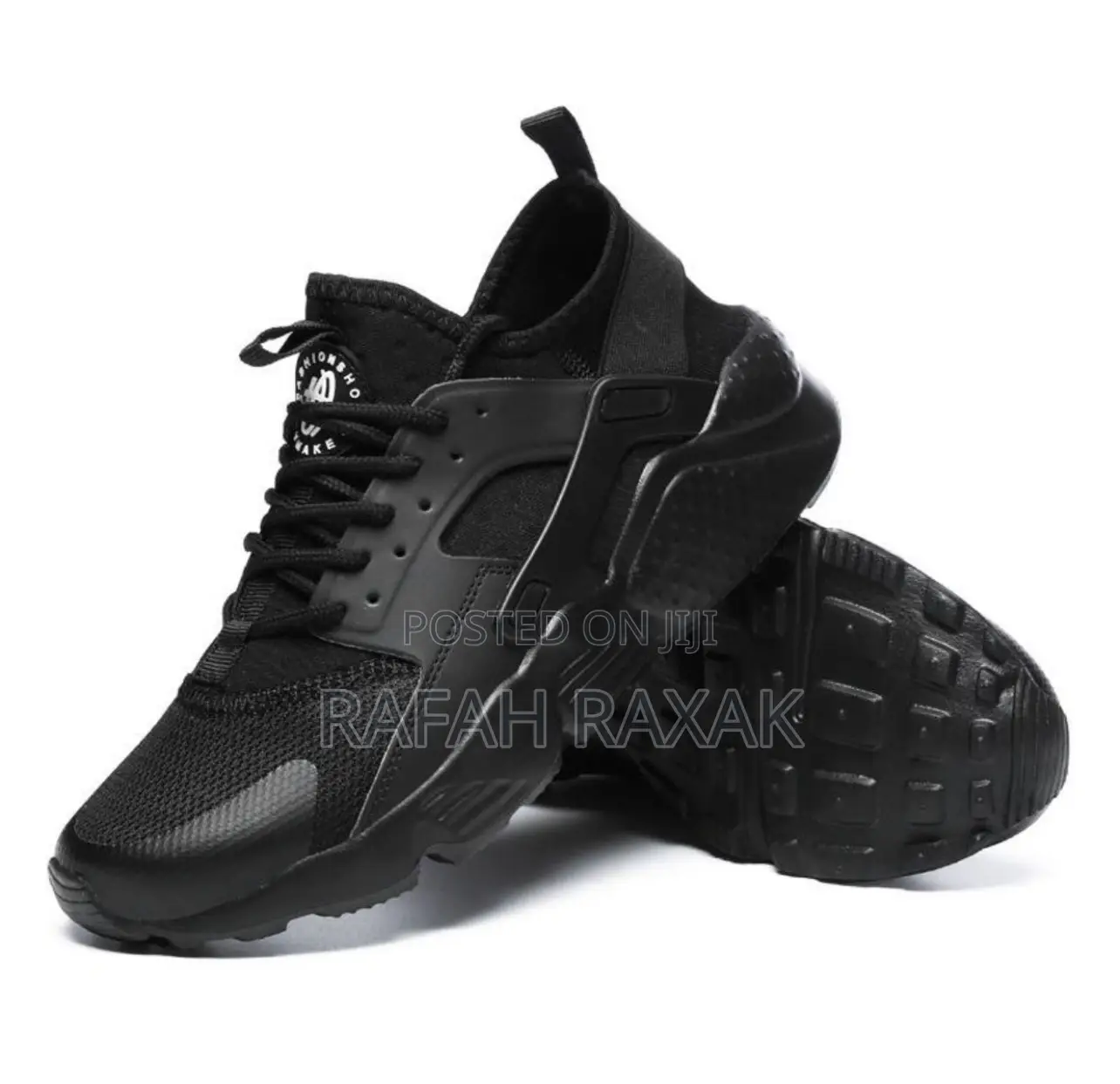 Original Black Nike Air Huarache Run Ultra Sneaker
