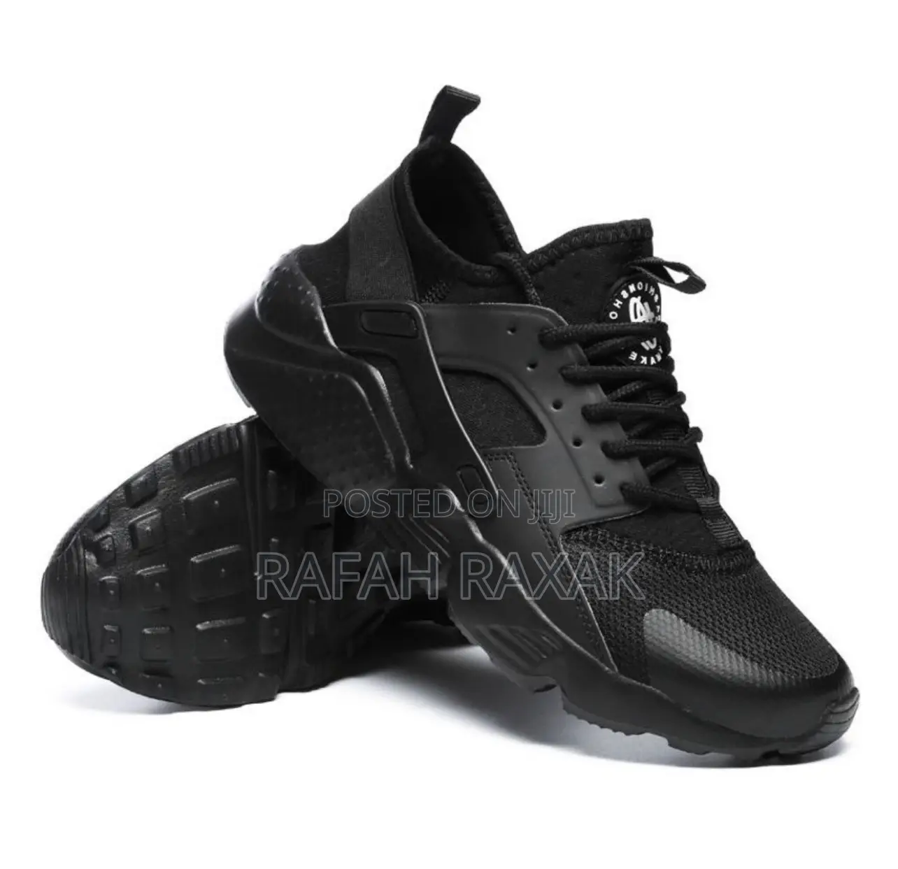 Original Black Nike Air Huarache Run Ultra Sneaker