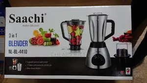 3 in 1 Saachi Blender With Melamine and Stainless Jar.