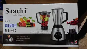3 in 1 Saachi Blender With Melamine and Stainless Jar.