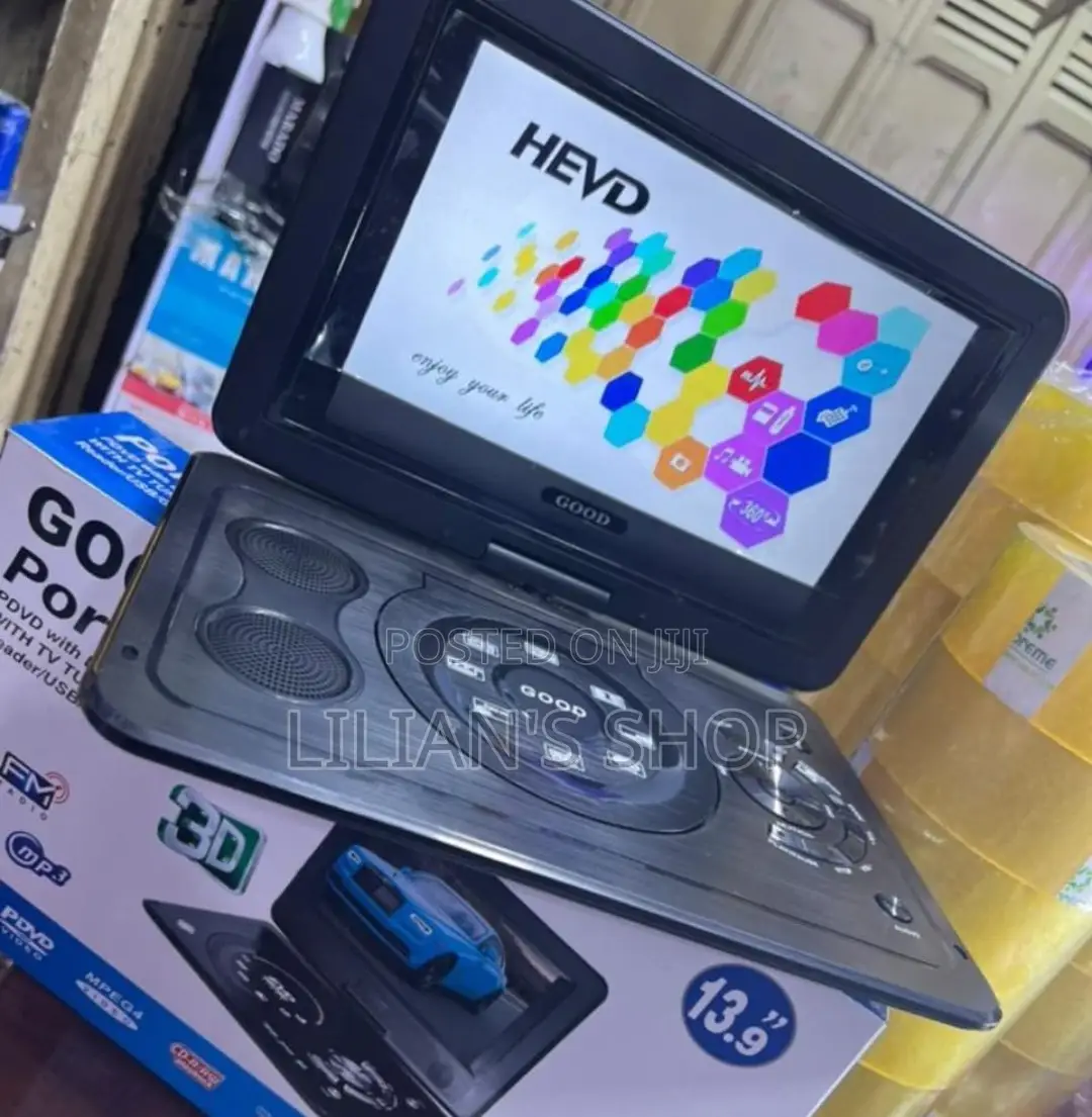 13.9 Inch Portable DVD Player With LCD Screen